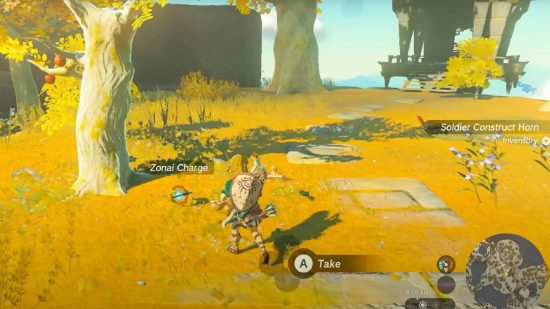 Zelda Tears of the Kingdom trailer breakdown: Link picks up a Zonai charge