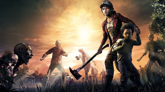 Walking Dead games Telltale - Clementine holding an axe
