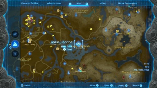 Zelda: Tears of the Kingdom shrine locations