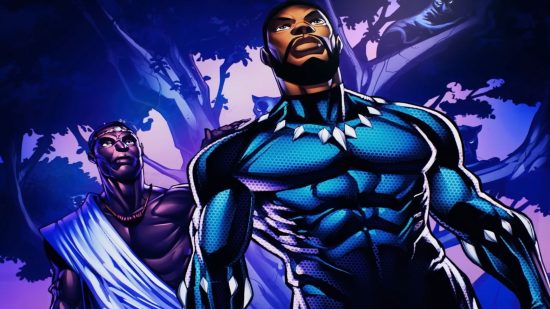 Screenshot of Black Panther key art from Marvel Snap for Marvel snap Creator CLash UK news