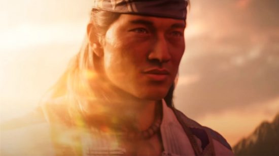 Mortal Kombat 1 characters: Liu Kang stood with the sun shining behind him 