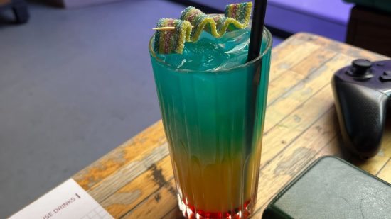 a picture of the rainbow road cocktail