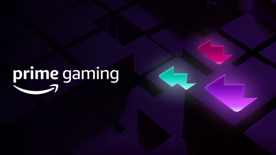 Logo Prime Gaming i stylizowany D Pad.