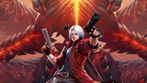 Screenshot of Dante with guns for Street Fighter: Duel Devil May Cry crossover news