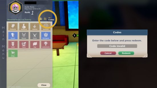 How to redeem Anime Tales codes in the Roblox game