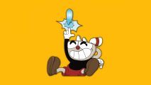 Cuphead toys header: official art of Cuphead's Youtooz figure