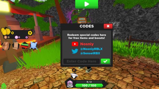 How to redeem Treasure quest codes in Roblox