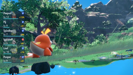 bad games on switch Pokémon Scarlet and Violet: a screenshot of the terrible performance issues
