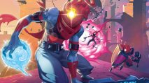 Dead Cells key art with the main character drawing its sword for Dead Cells animated series news