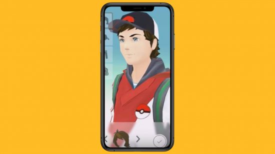 Pokemon Go download: a pokemon trainer is visible on a screen