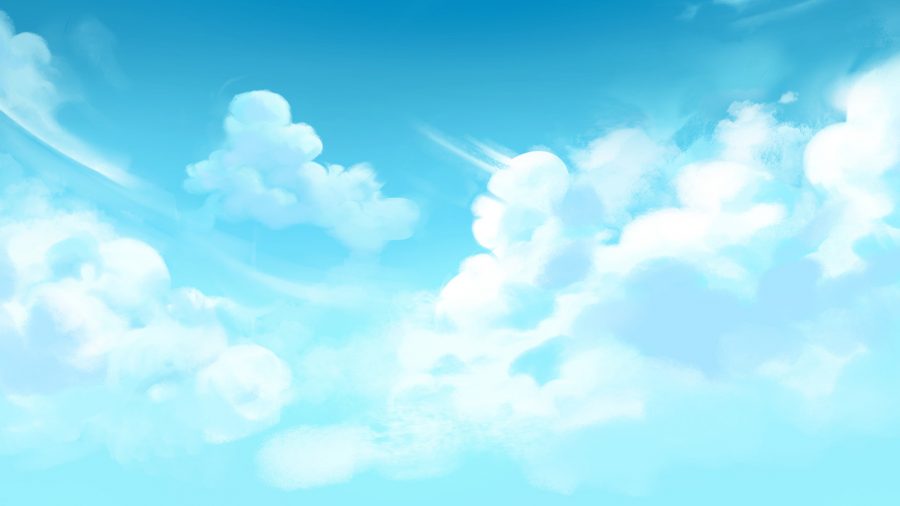 Solarpunk hero image featuring clouds