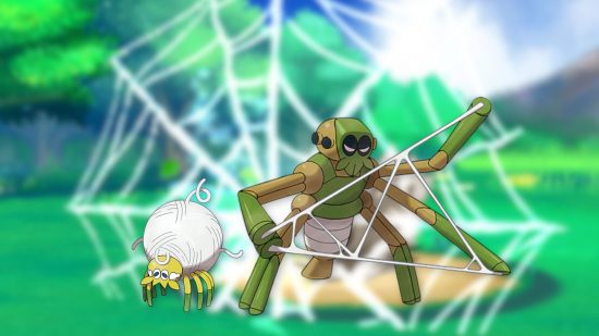 Custom image of Tarountula and Spidops for spider Pokemon guide