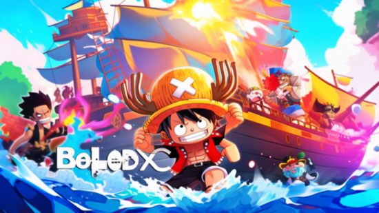 Ultimate Anime Simulator codes - Luffy at sea in front of a ship