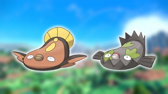 El peor Pokémon: el Pokémon Stunfisk se muestra contra un fondo borroso