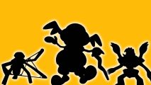 Worst Pokemon: Several different Pokemon appear all in black against a yellow background