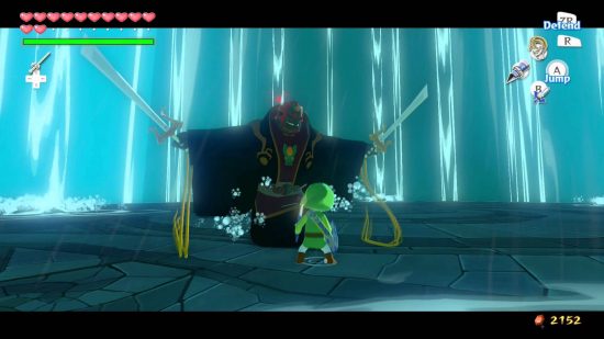Zelda bosses: Toon Link faces off against Ganondorf wielding two swords