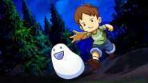 Boy games: Key art for the game A Boy and His Blob shows a young boy and his blob friend
