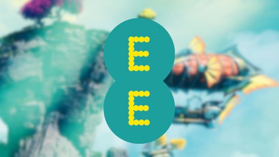 Custom image for EE Game Store news with the logo over promotional art