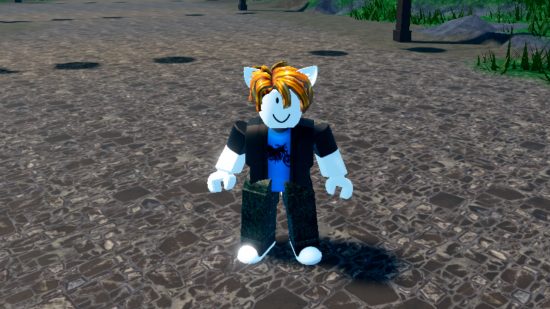 In-game screenshot of a Roblox character under some lanters for Murim Cultivation codes guide