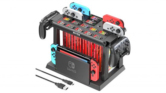 A tower and organizer; one of the best Nintendo Switch accessories
