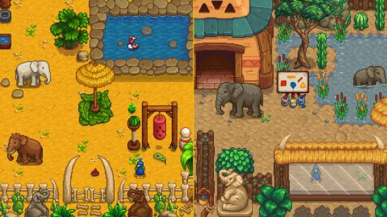 Super Zoo Story release date: a comparison of Super Zoo Story before and what it looks like now