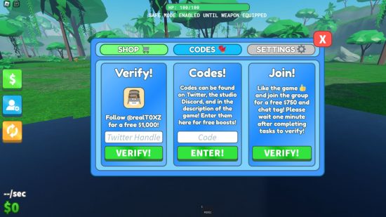 How to redeem War Age Tycoon codes in the game