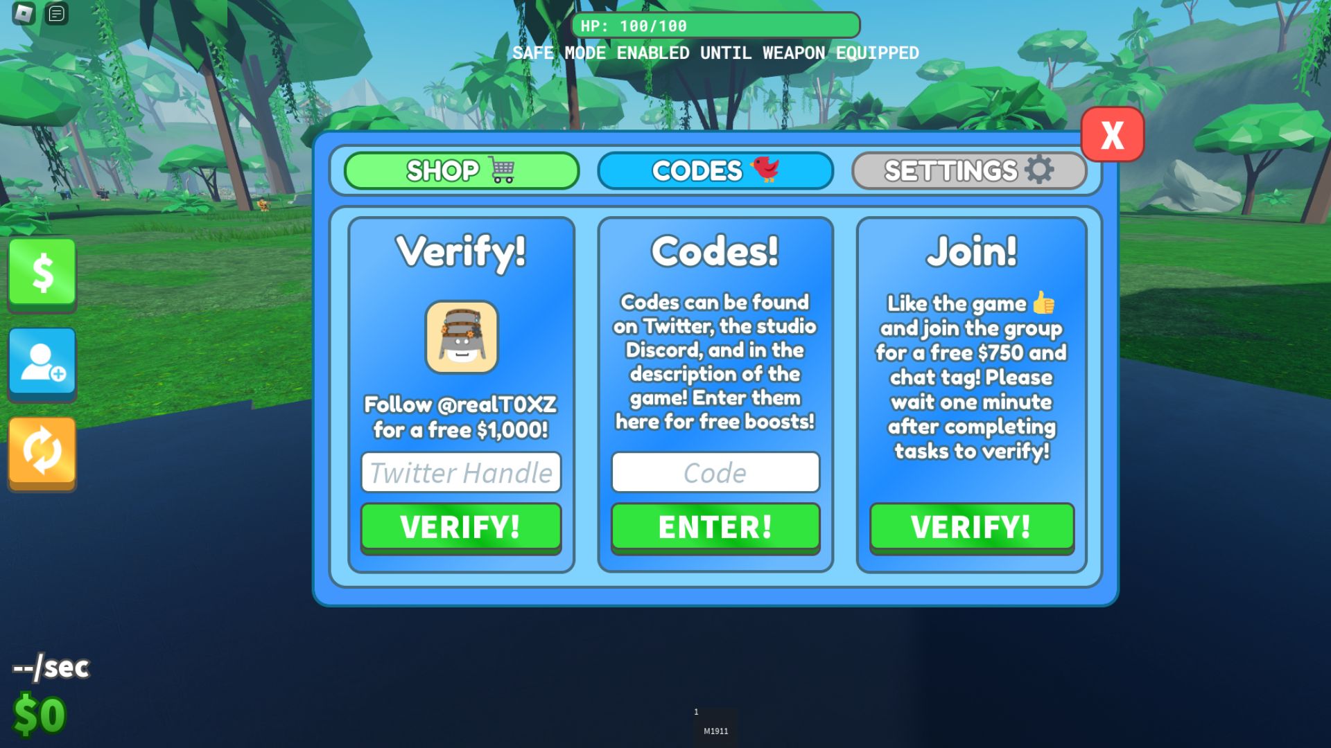 Roblox War Tycoon New Codes September 2023 