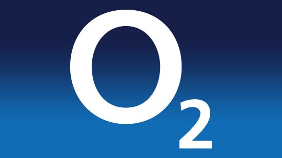 O2's logo in front of a blue background