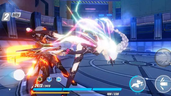 Hack-and-slash-games: Two anime inspired characters are locked in battle