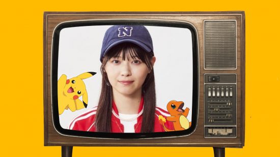 Custom image for news on the Pokemon live action series, Pocket Filled With Adventure, with the star Nanase Nishino surrounded by Pokemon