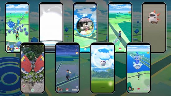 Pokémon Presents August 2023: Many phones show Pokémon Go on the screen