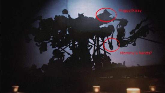 Poppy Playtime Chapter 3 theories - a silhouette of the Prototype