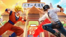 PUBG Mobile DBS interview key art depicting Goku against a soldier