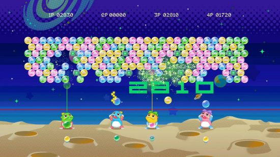 Gry Space Invaders: zrzut ekranu przedstawia grę Space Invaders