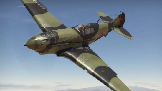 Screenshot of a Russian LaGG plane for best War Thunder planes guide