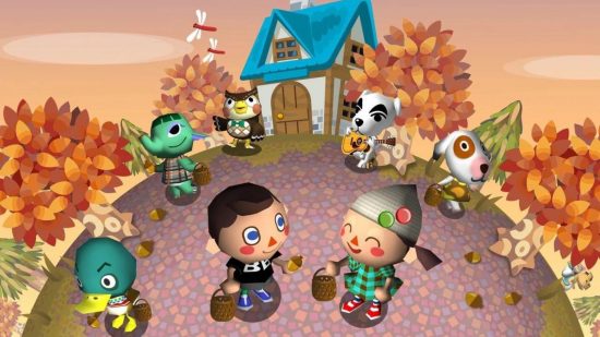 Animal Crossing history: a promotional image for Wild World