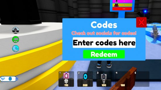 How to redeem athroom Tower Defense X codes in Roblox