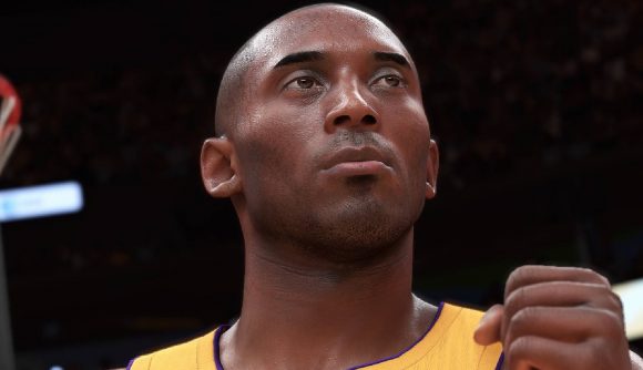 NBA 2k24 locker codes: a close up shot shows a basketball player's face