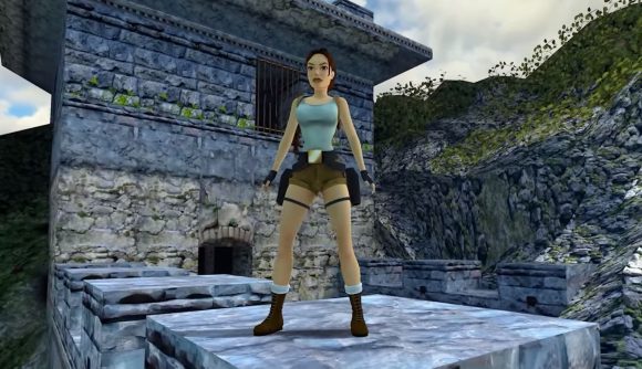 Tomb raider i-II collection starring lara croft release date: lara croft outside a temple