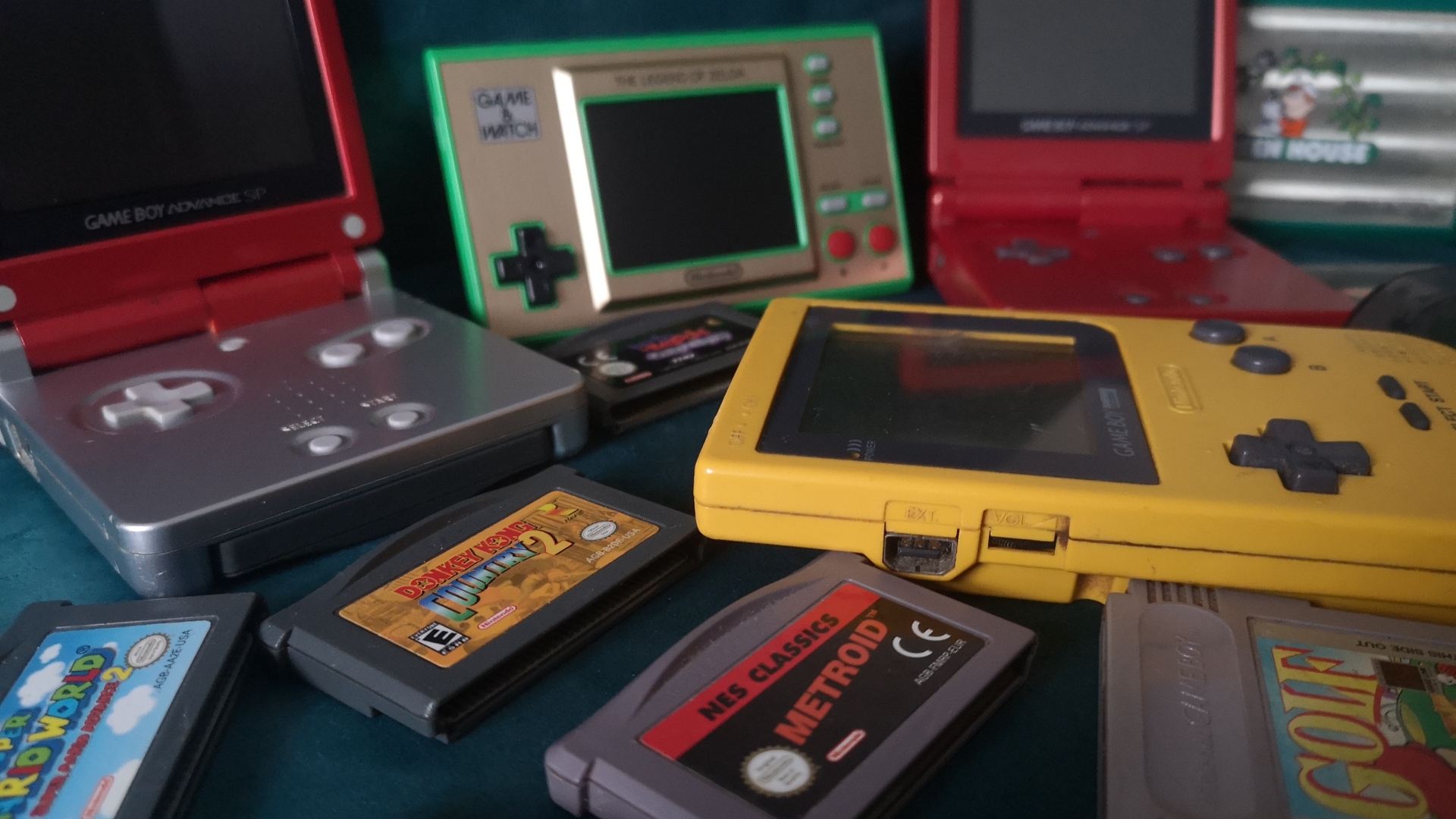 Nintendo Game Boy Advance SP avec chargeur authentique 4 logiciel Mario  testé po