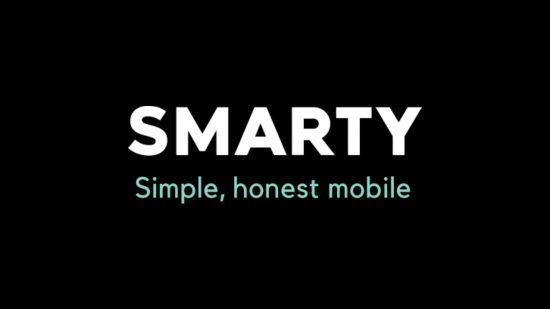 Best UK phone providers: Smarty. Image shows the company logo alongside the words "Simple, honest mobile".