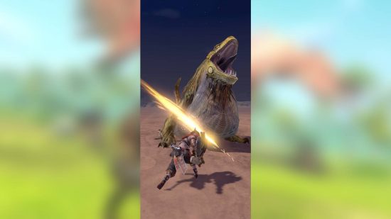 Monster Hunter Now review: A monster hunter takes a swipe at a large monster