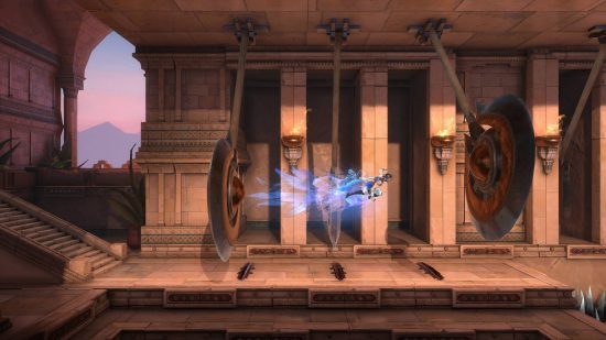 Prince of Persia: The Lost Crown review: Sargon dashes across a level