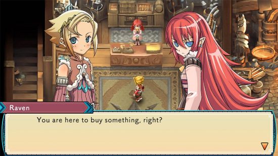 Rune Factory 3 Special review: two characters are engaged in dialogue