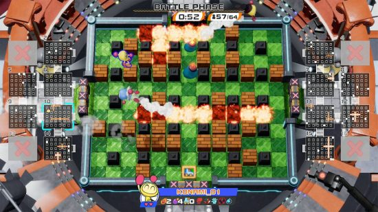 Super Bomberman R 2 review: Bomberman explores grid based levels and uses bombs to attack enemies