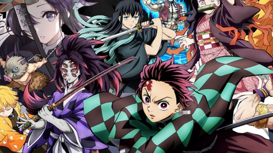 Will of Hashira codes key art showing a bunch of Demon Slayer characters