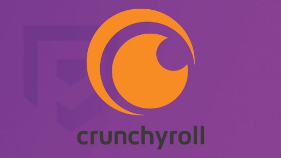 Crunchyroll download: the Crunchyroll logo over a purple background