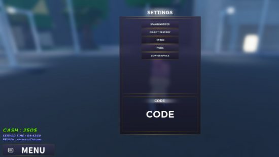 How to redeem Heaven Stand codes in the Roblox game's menu