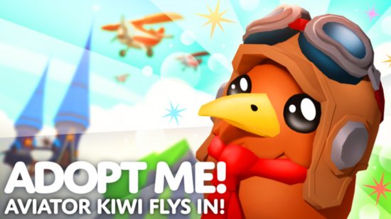 Adopt Me codes - a kiwi in a pilots cap