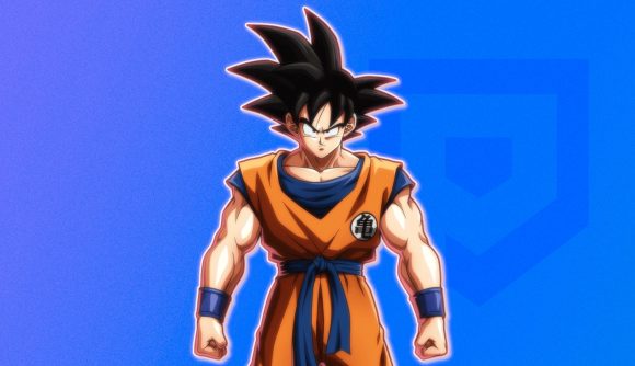 Custom image for anime games guide with Goku on a blue background